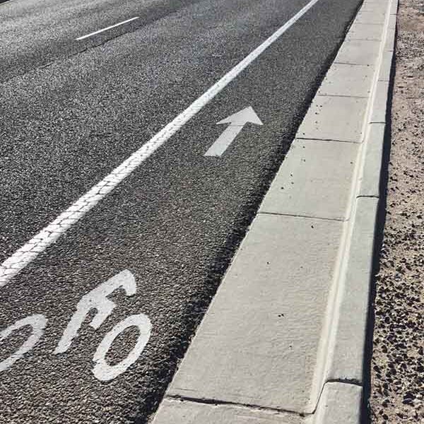 Southbound bike lane photo